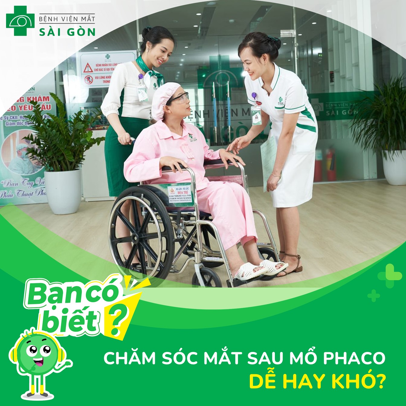 CHĂM SÓC MẮT SAU KHI MỔ PHACO: DỄ HAY KHÓ? 