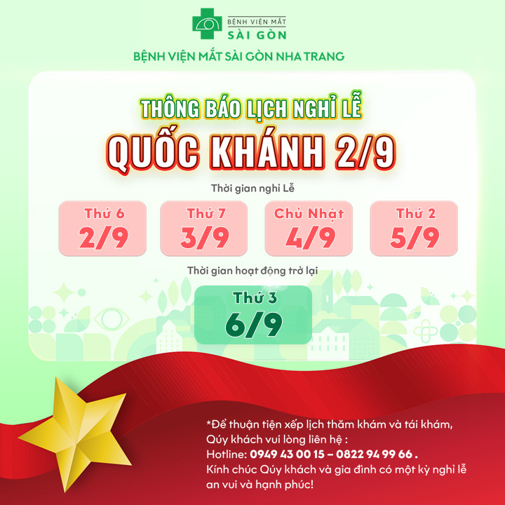 THÔNG BÁO NGHỈ LỄ QUỐC KHÁNH 2-9-2022