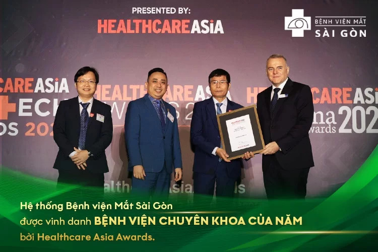 Bệnh Viện Mắt Sài Gòn Nhận Danh Hiệu “Bệnh Viện Chuyên Khoa Của Năm”